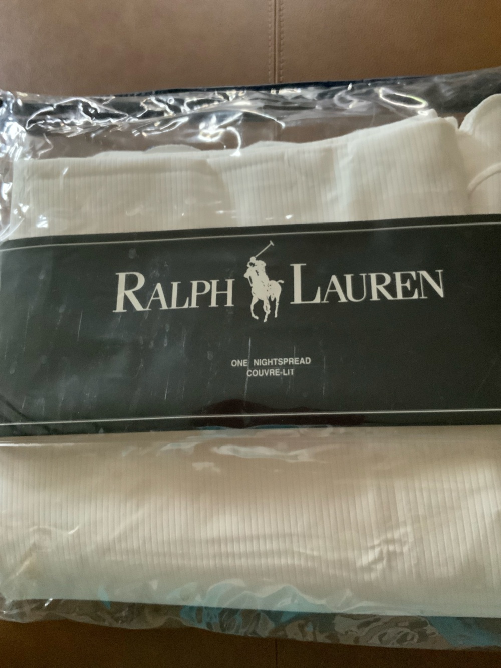 Ralph Lauren Queen Scallop ONE Nightspread Cotton Coverlet